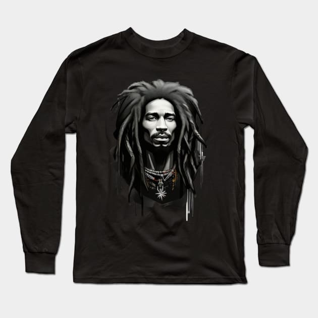 Bob Marly Long Sleeve T-Shirt by unn4med